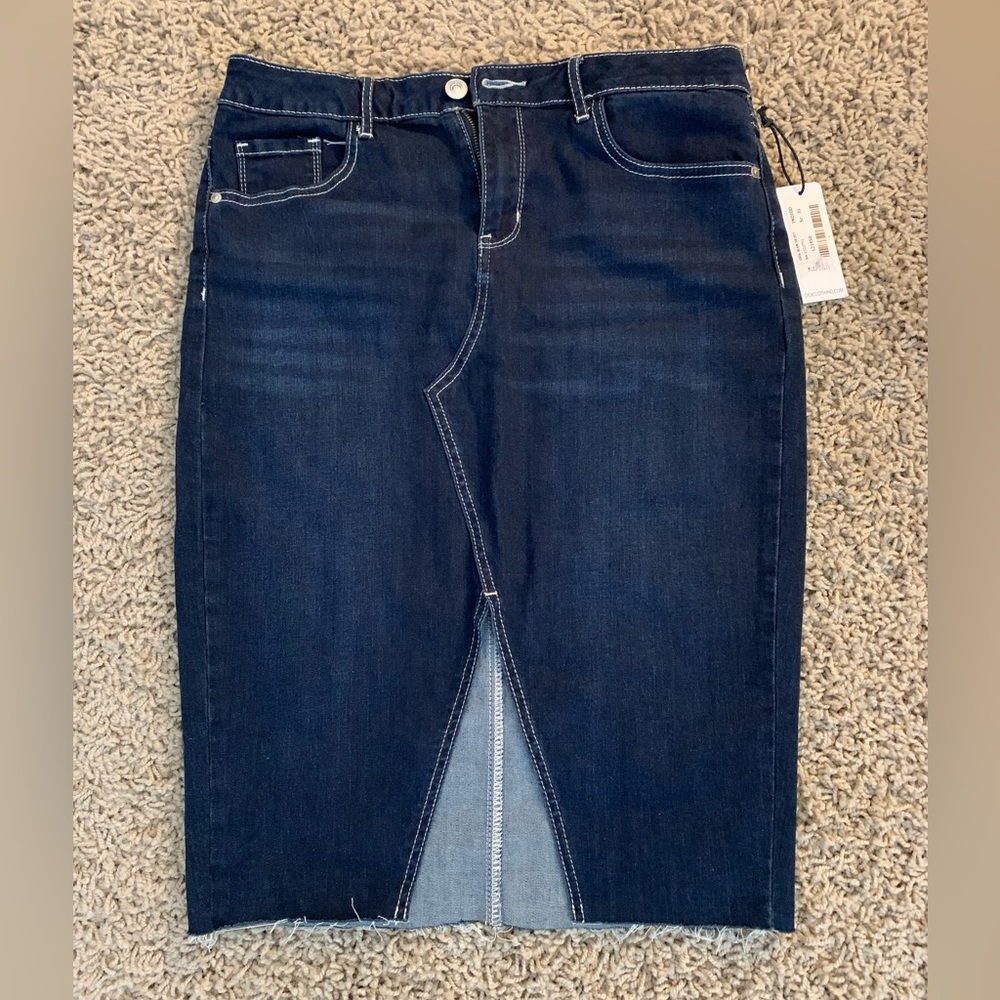 NWT Dex denim skirt